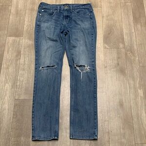 Mens‎ Bullhead Skinny Distressed Denim Jeans